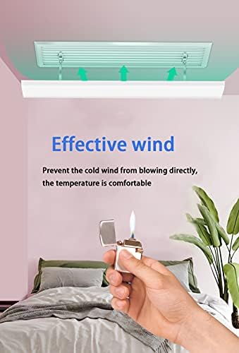 Central Air-Conditioning Windshield, Anti-Straight Wind Deflector Air Outlet Baffle Office Air Conditioner,130cm