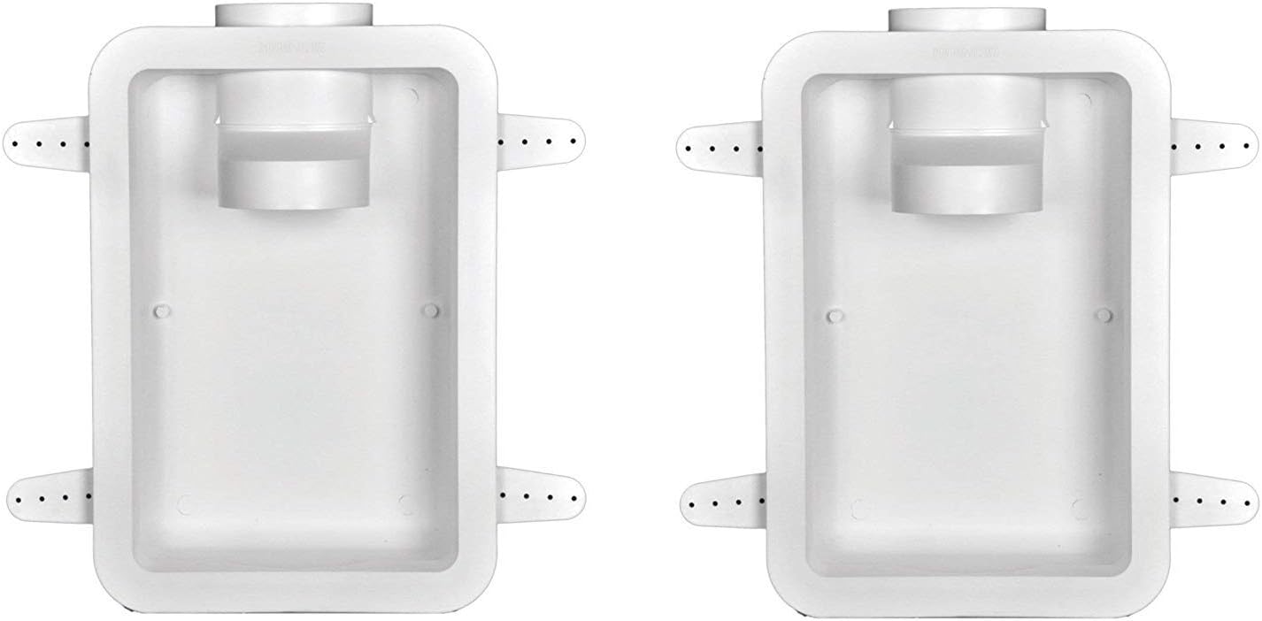 Dundas Jafine DRB4XZW Recessed Dryer Vent Box, 4