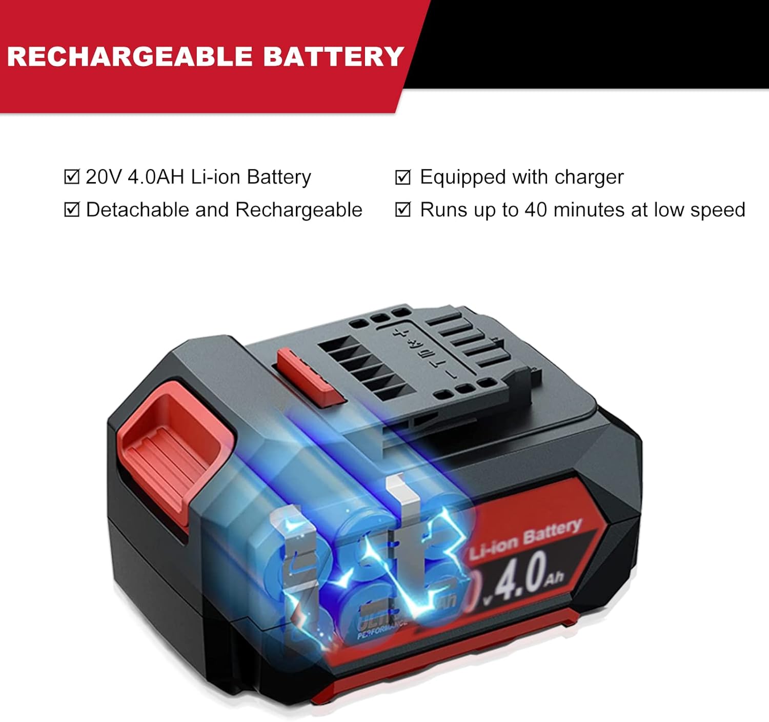 Cordless Wet Dry Vacuum, Cordless Shop Vac 20V 2.5 Gallon, Brushless Adjustable Suction Portable Wet/Dry Vacuum Cleaner with Blower for Home, Car and Basement,4.0Ah Battery and Charger included