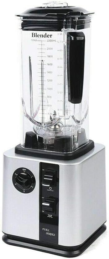 Commercial Blender, 2.2L 2.2KW Heavy Duty Electric Blender Mixer High-Speed Juicer Smoothie Blender