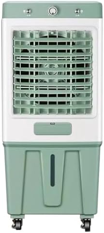 Portable Swamp Cooler, Evaporative Air Cooler, 10.5 Gal Water Tank, 4 Ice Packs, 3 Wind Speeds, Swamp Air Conditioner for Indoor, Outdoor, Garage(47x34x101cm(18.5x13.4x39.8in))