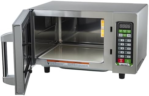 Winco Commercial-Grade Microwave with Touch Controls, 1,000 W, .9 Cubic Feet