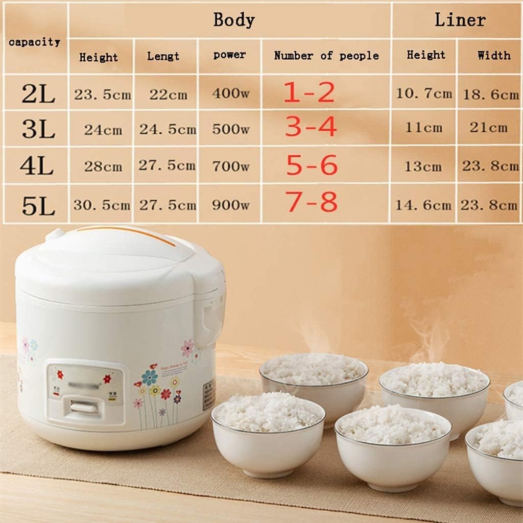 Rice Cooker Household Intelligent Thermal Insulation Multifunctional Non-stick Cooker, Small Household Appliances (2L) ()