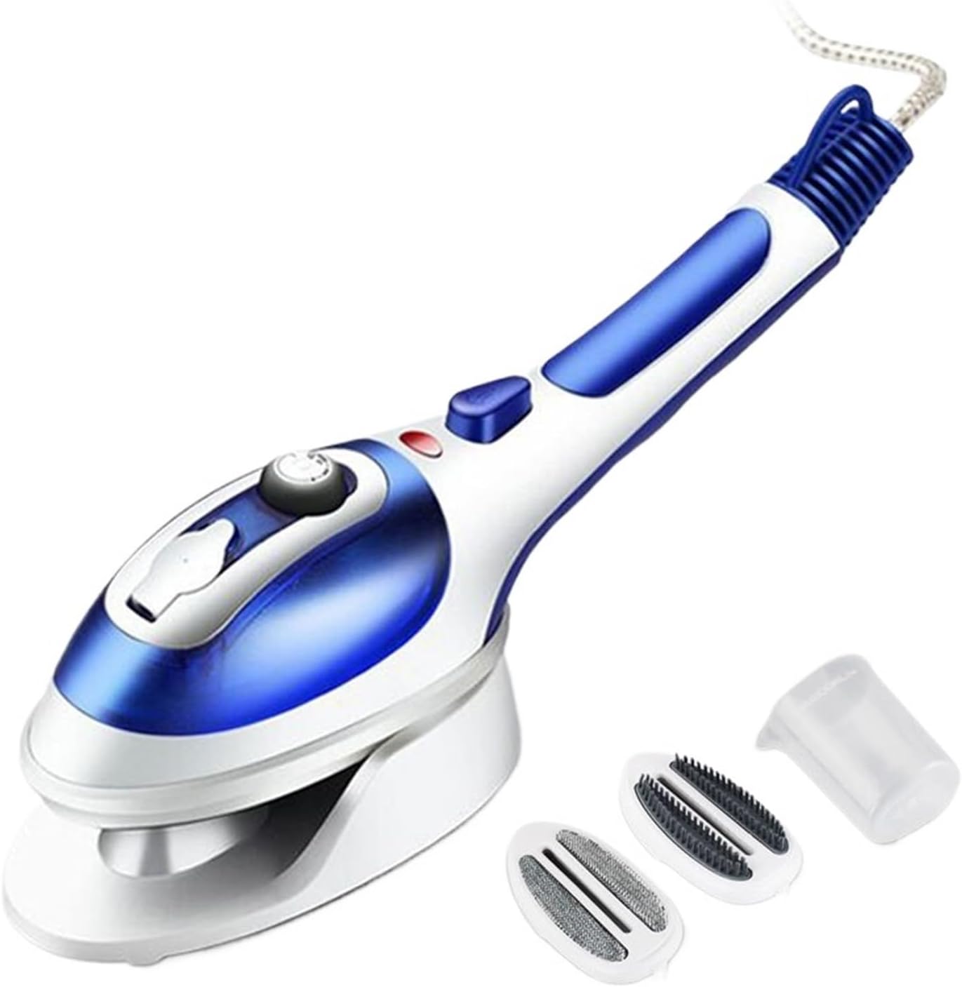 Handheld Garment Steamer, Home Handheld Hanging Machine Iron Mini Portable Steam Brush Artifact Garment Steamers Ceramic Bottom Plate 800W,Steaming & Ironing,(Blue)