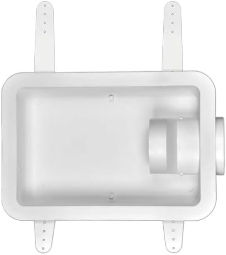 DRB4XZW Recessed Dryer Vent Box - for Dundas Jafine White Dryer Wall Box Replacement