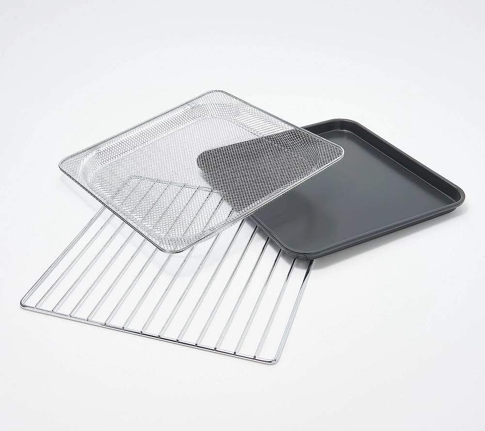 Ninja SP101 Foodi 8-in-1 Air Fry Large Toaster Oven Flip-Away for Storage Dehydrate Keep Warm 1800w XL Capacity Piano shiny BLACK (Renewed)