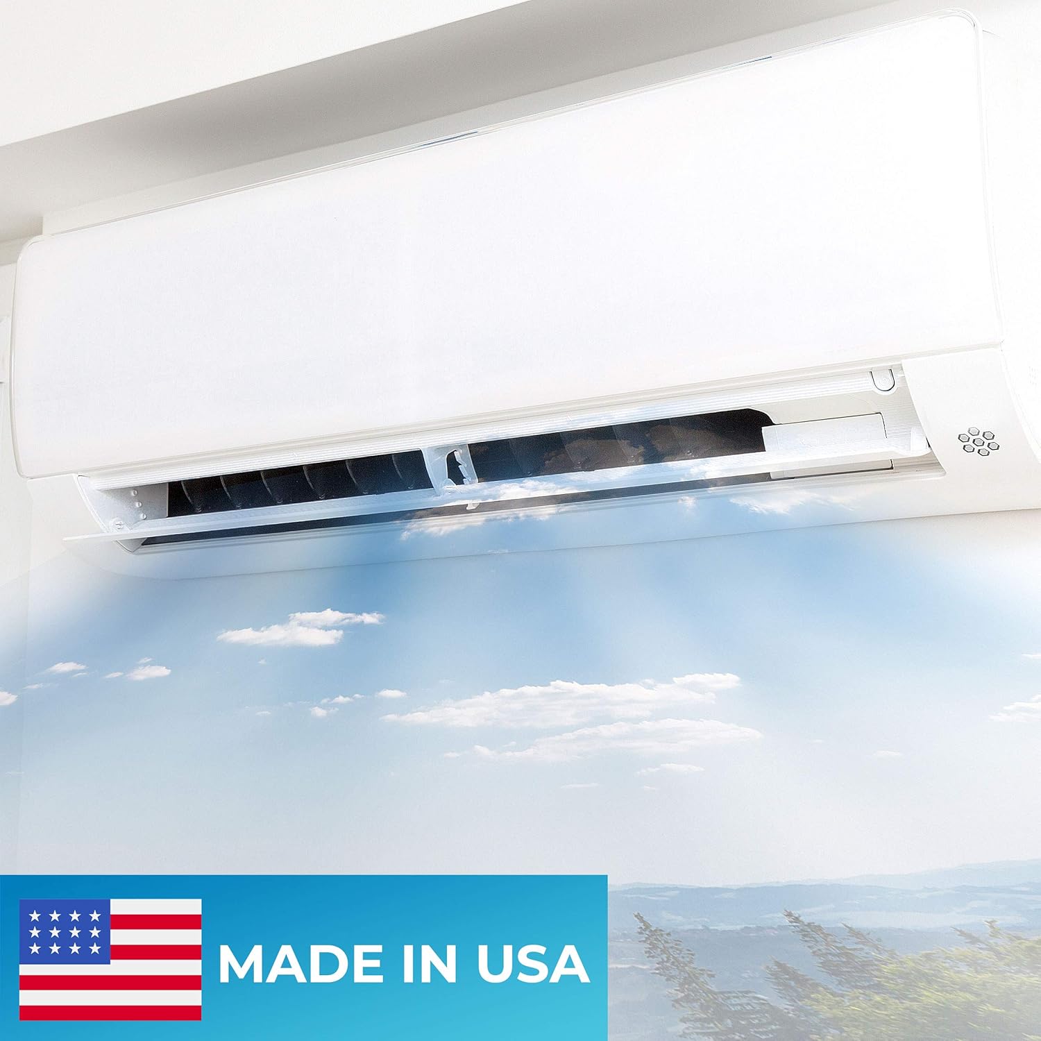 SpiroPure 11X17X1 MERV 8 Pleated Air Filters - Made in USA (6 Pack)