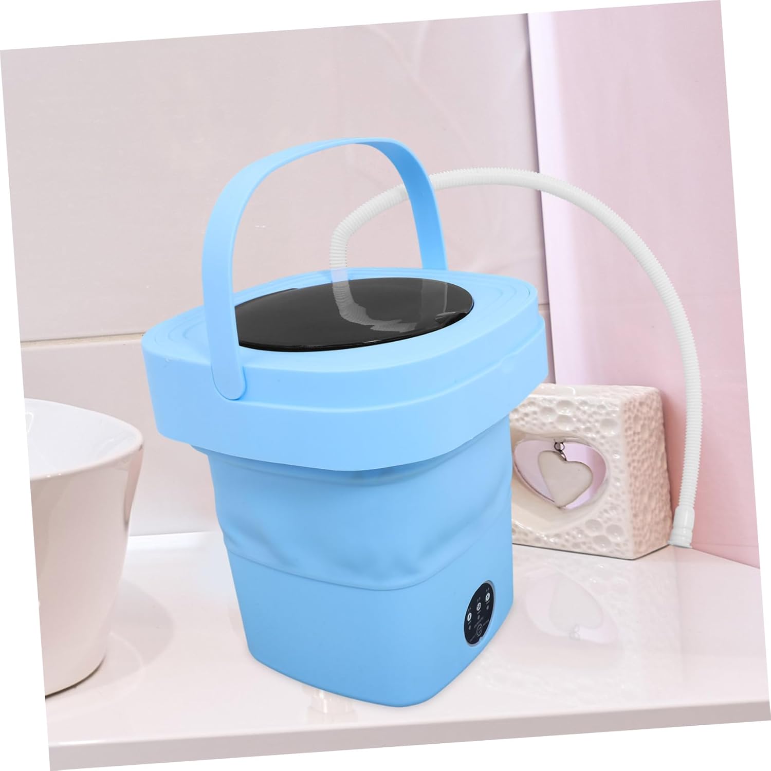 Collapsible Washing Bin Mini Washer Machine off Foldable Washing Machine Compact for Travel