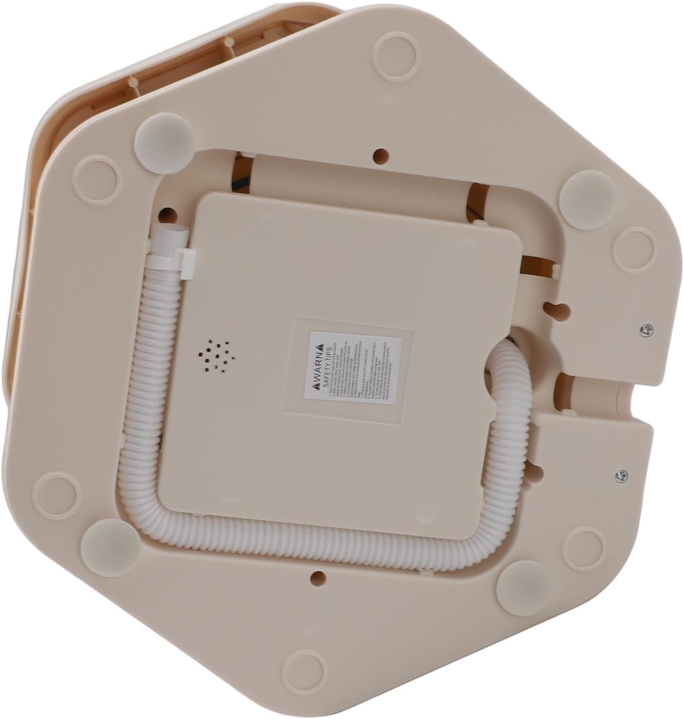 Compact Miniature Laundry Washer, 8L Foldable Washer Spin Dryer, Portable Washing Machine, Small Daily Laundry for Underwear Baby Clothes (Khaki)