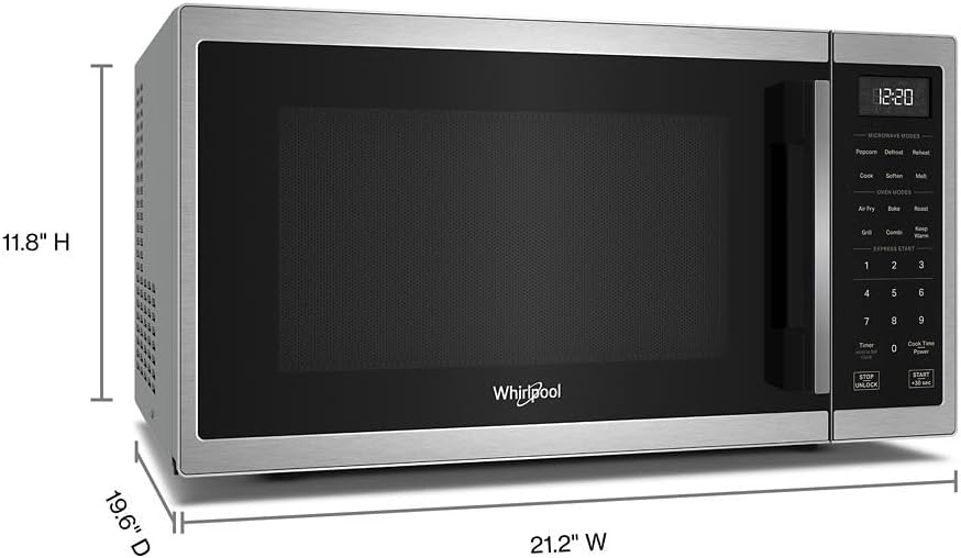 1.0 cu. ft. Stainless Steel All-In-One Multifunctional Countertop Microwave With Air Fry - 900 watt