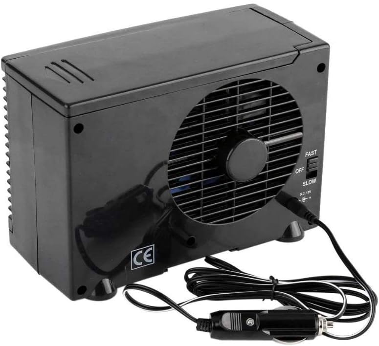 Portable 12V Car Truck Home Mini Air Conditioner Fan Evaporative Water Cooler Cooling Fan, 7.9 x 4.3 x 5.9inch