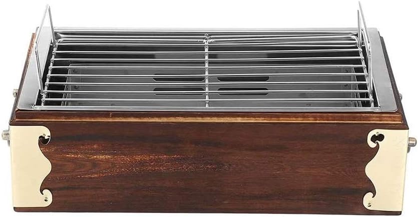 Grill Outdoor Portable Wood Stainless Steel Grill Food Barbecue Tools Charcoal Barbecue Stove