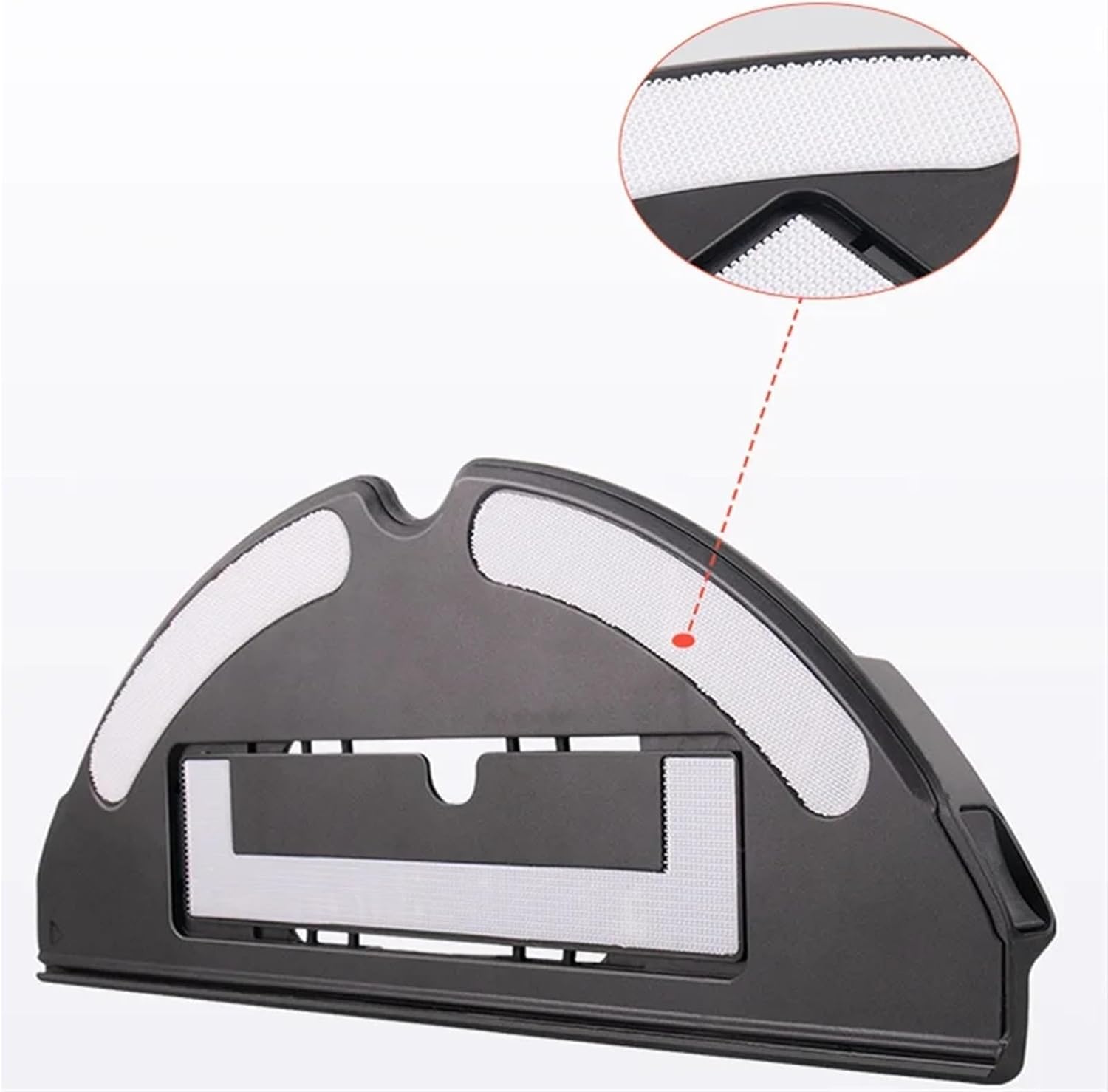 Mop Bracket Replacement Accessories, Compatible for Roborock S7 T7S Plus, Robot Vacuum Cleaner Water Tank Tray Support Plate, 1Black and 1White