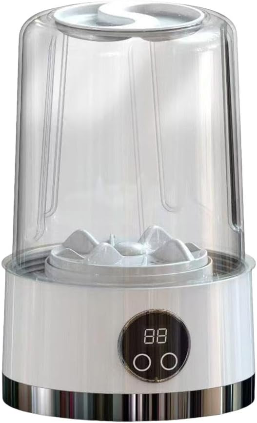 Underwear Washer, 2025 Upgraded Mini Washing Machine, Portable Rechargeable Cordless Mini Washing Machine Laundry Cup for Bra, Underwear, Socks, Baby Clothes and Camping RV Travel (White)