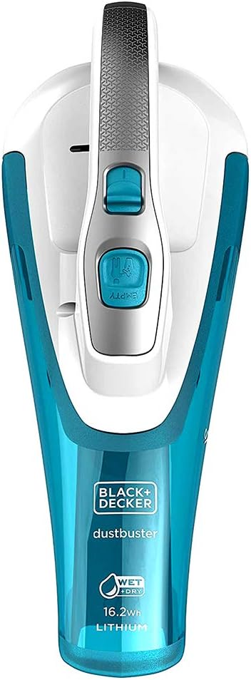 BLACK+DECKER WDA315J-QW WDA315J-QW-Aspirador de Mano GEN 9,5 con accesios para líquidos y sólidos 10,8 1,5Ah. Boquilla extensible y cepillo. Cargador tipo Jack, 15 W, 10.8 V