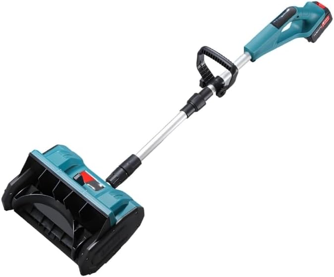 Brushless Snow Shovel Compatible with Makita 18V Battery, 12” Cordless Snow Blower Electric Power Snow Thrower, LED Light, Adjustable Direction, Tool Only for Driveway Walkways Snow Removal