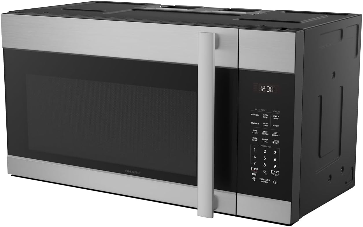 SHARP SMO1754JS Over the Range Microwave Oven with 13.6