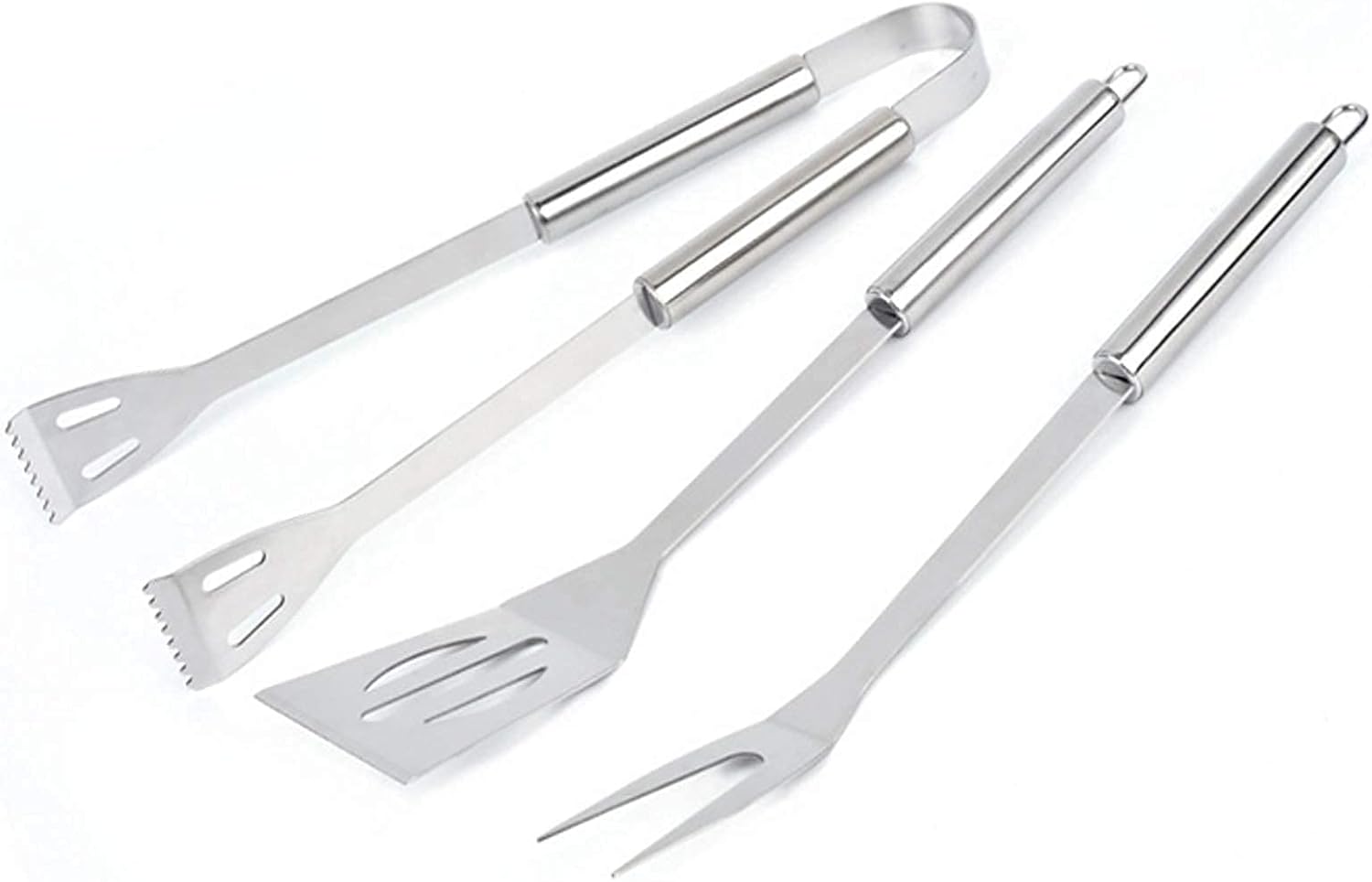 Gifts for Men,3 Pcs Stainless Steel Set Grill Cooking Tools - Portable BBQ Accessories