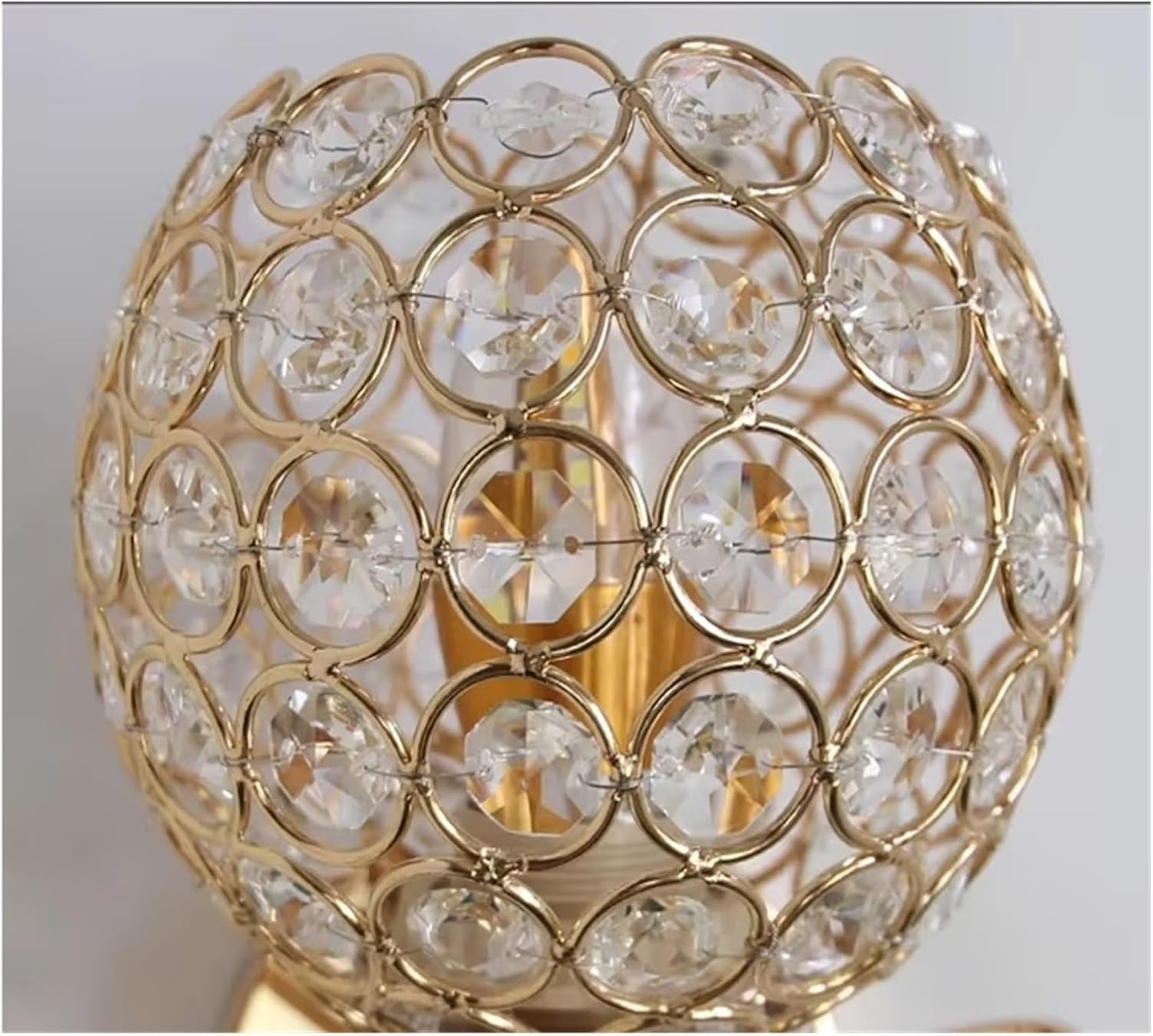 Modern Wall Lamp Crystal Sconce Light Fixture E27 Bedside Retro Industrial Home Living Room Bedroom Lighting Decor Luxury,Household