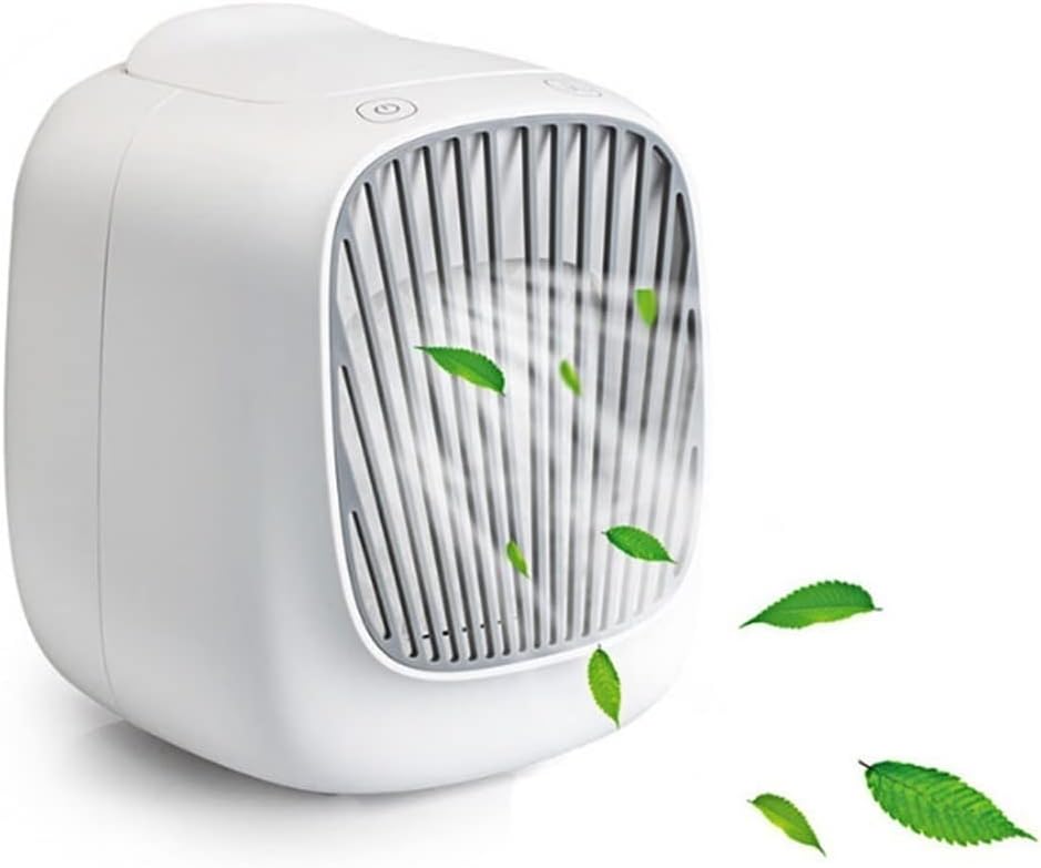 Portable Air Conditioner, Personal Mini Air Conditioner Fan, Quiet Desktop Cooler Humidifier for Room/Office/Camping