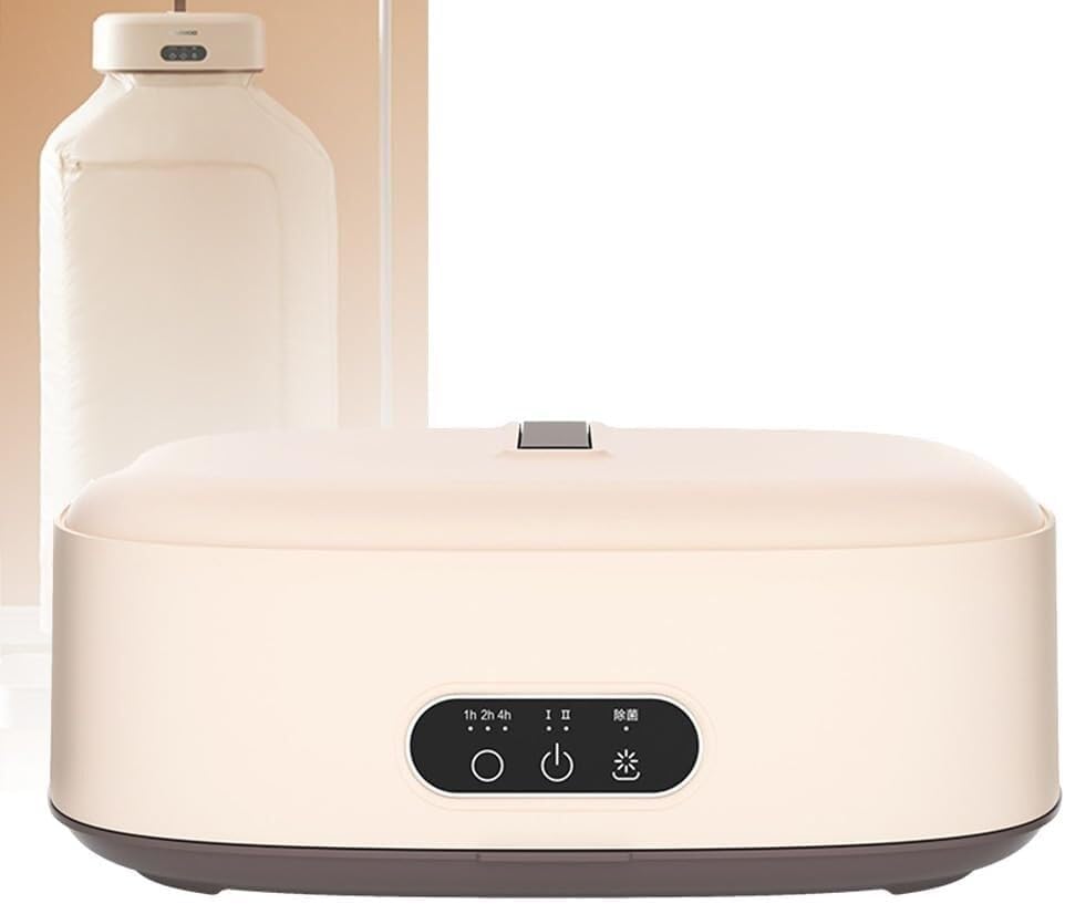 Electric Portable Clothes Dryer, Foldable Heated Airer, 10kg Capacity, 600W, 1-7 Hour Timer, Two Heating Modes, Stainless Steel & Plastic