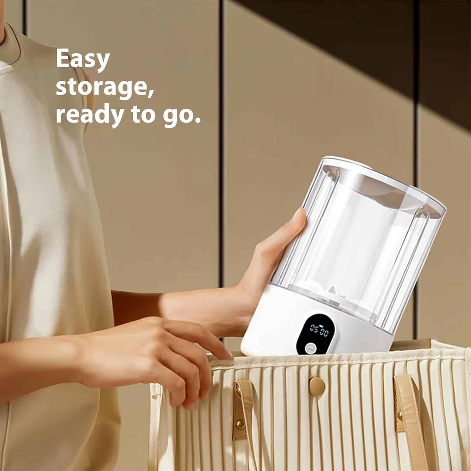 Washing Machine Portable Rechargeable Small for Underwear Washer Cordless Laundry Portable Machine