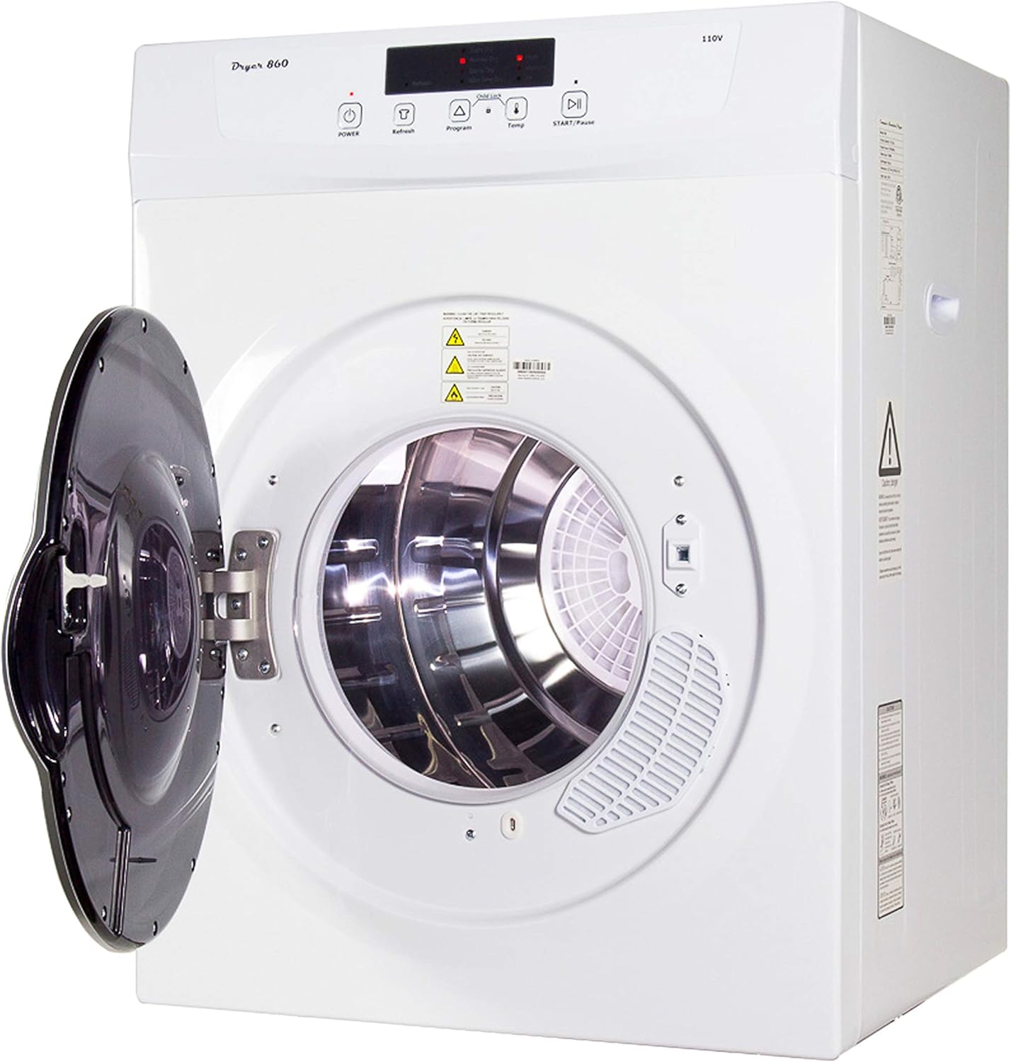Equator ED860 Compact 3.5cu.ft. Dryer-Sensor Dry/Refresh function