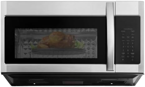 BLACK+DECKER Over the Range Microwave Oven with Air Fryer, Convection, and Bake Modes, 1.5 cu.ft., Stainless Steel, 900 Watts, EC942K6CE-SS