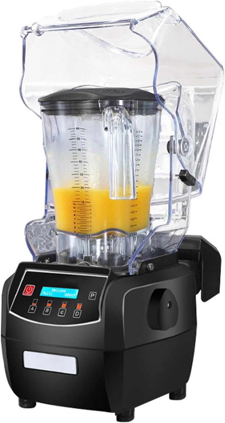 1500 W Classic Blenders for Kitchen,Professional High Speed Countertop Blender,Multi Functional,One Click Cleaning,for Milk Tea Shops Dessert Shops