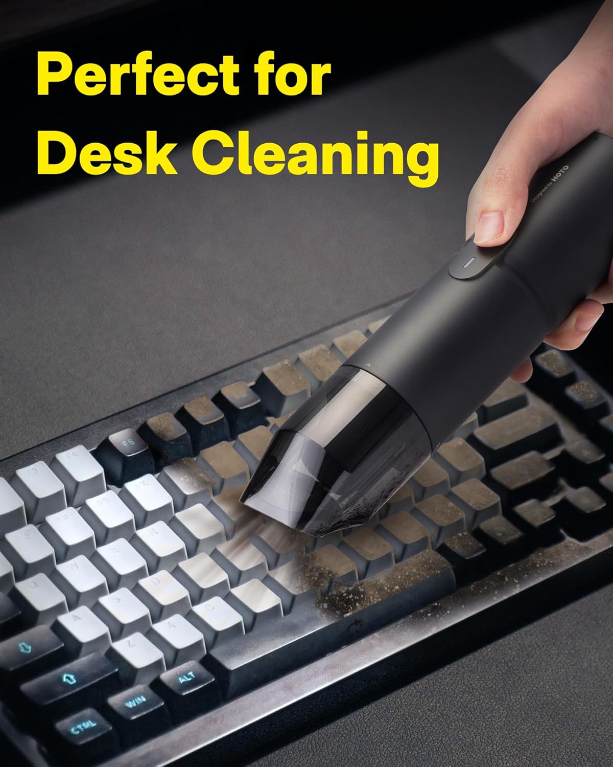 HOTO Handheld Vacuum Cleaner Cordless & Mini Bike Tire Pump