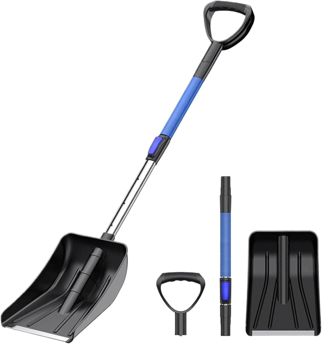 Multifunctional Removable Retractable Snow Shovel, Winter Car Accessories, for Outdoor, Garden, Beach, Car & Trucks Use