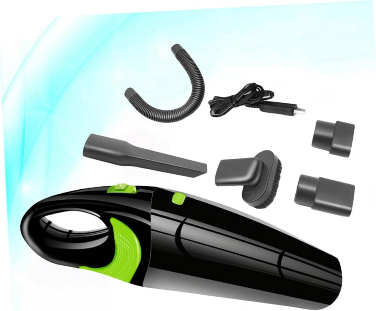 Alipis 3pcs Cordless Car Vacuum Handheld Wet Dry Vacuum Nozzles Rechargeable Low Noise for Home Car Cleaning