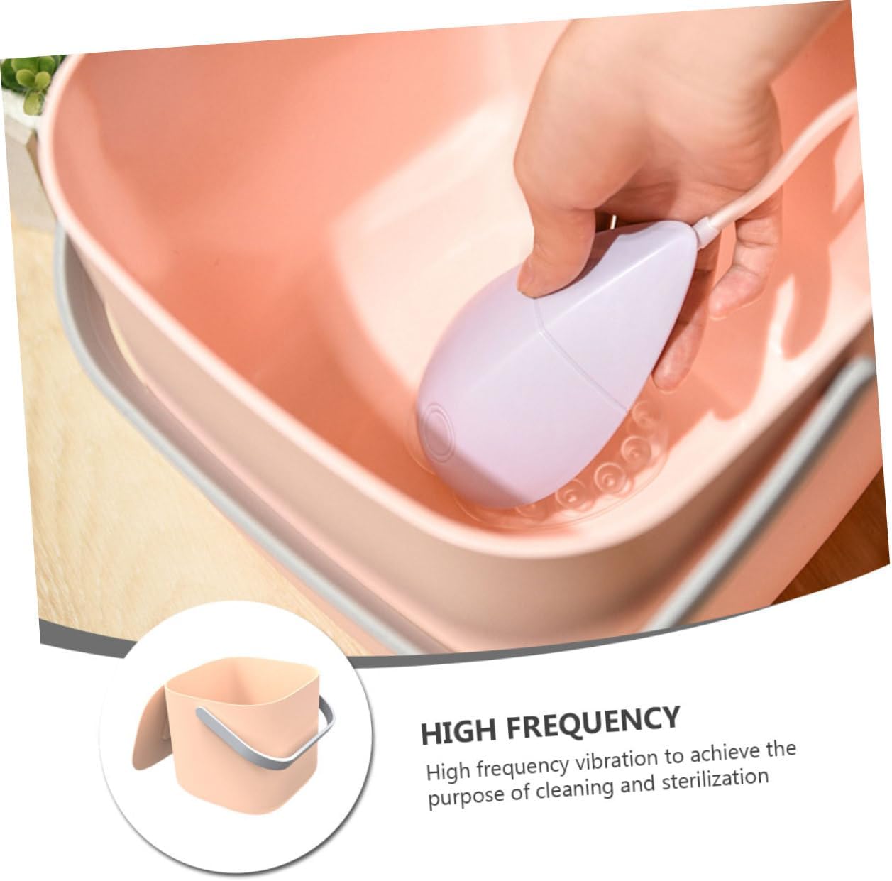 1pc Portable Mini Washer Underwear Washing Machine for Clothes Apparel Fruits Vegetables Compact Design Auto Shut off for Camping Apartment Use