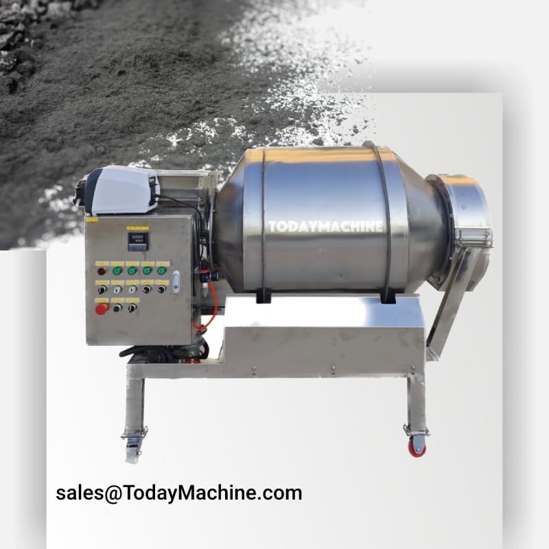 Dry Mix 2d Rotary Polymer Roller Rotate Small Metal Lab Drum Powder Mixer Swing Blender