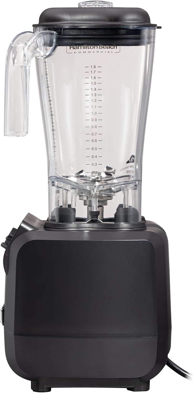Hamilton Beach Commercial Fury High-Performance Blender, 64 Ounce / 1.8 Liter Capacity, 3 HP Motor, NSF Certified, HBH550R