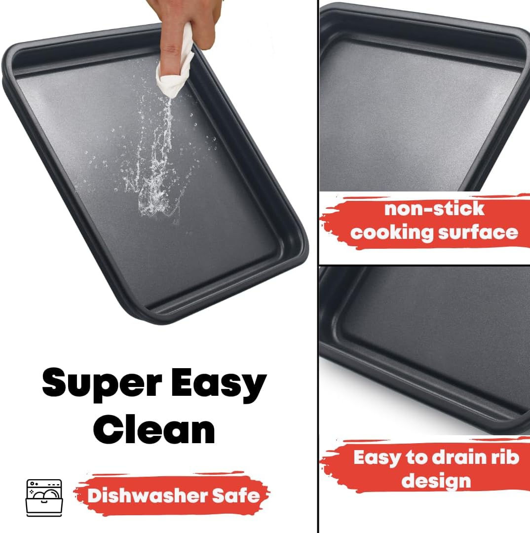 MACONEE 2-in-1 Microwave Cookware: Frying Pan Skillet with Grill & Crisper Pan and Bacon Crisping Tray - For Frying, Grilling, and Crisping Foods