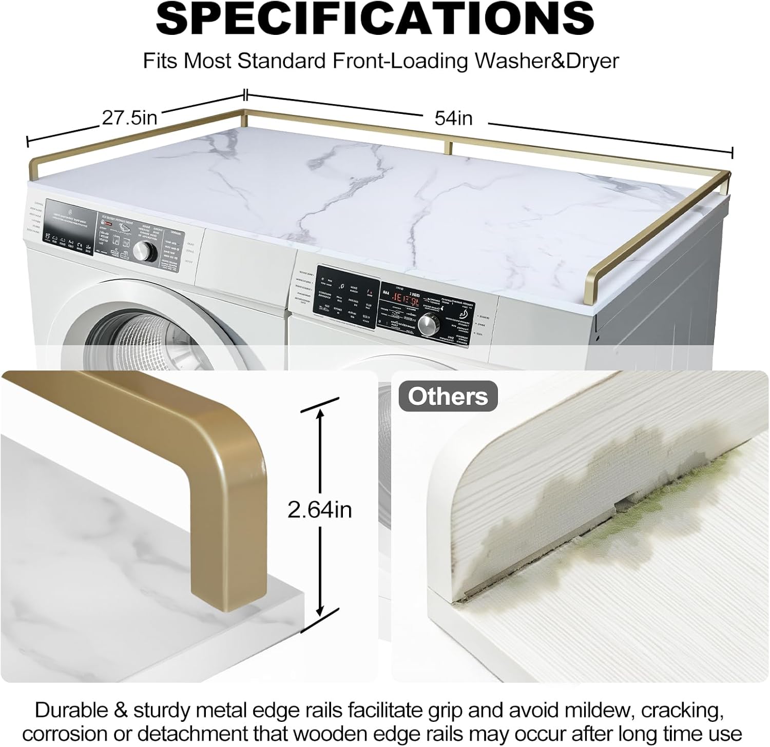 Washer Dryer Countertop, 27.5