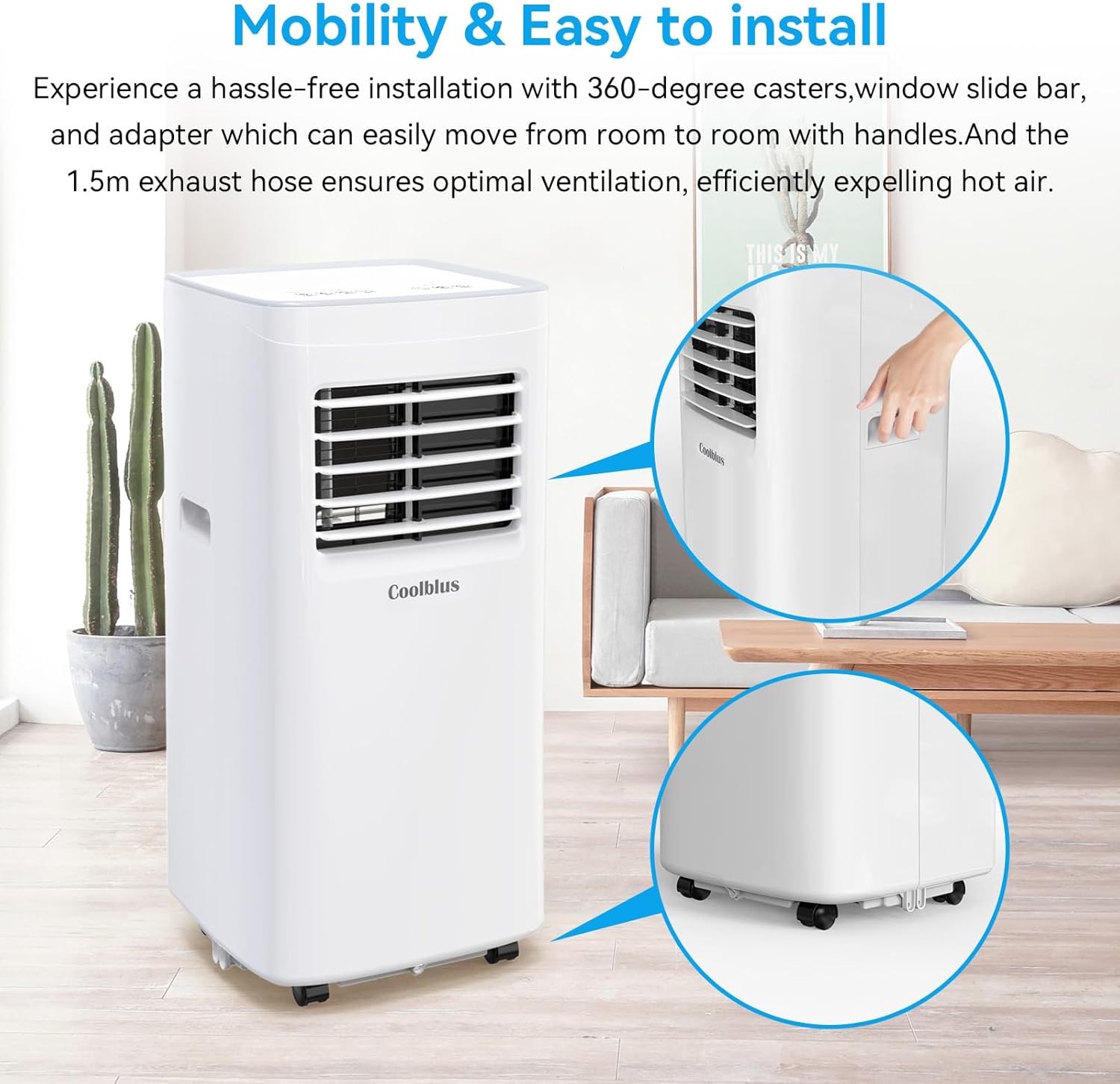 A019K A019K-06KR Air Conditioner, 10000BTU, White