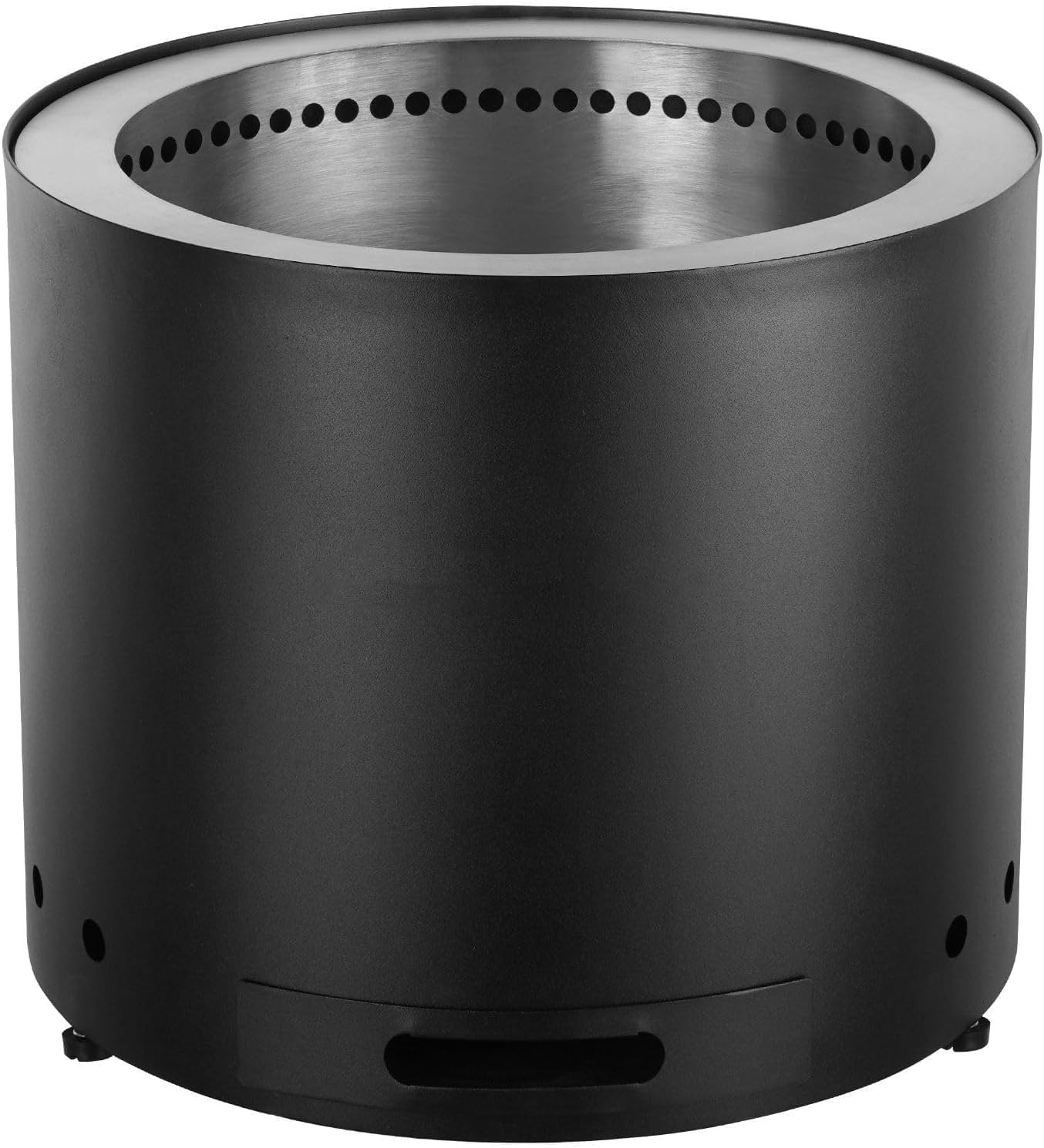 Smokeless Fire Pit Stove Bonfire 15 in Dia Wood Burning Stainless Steel