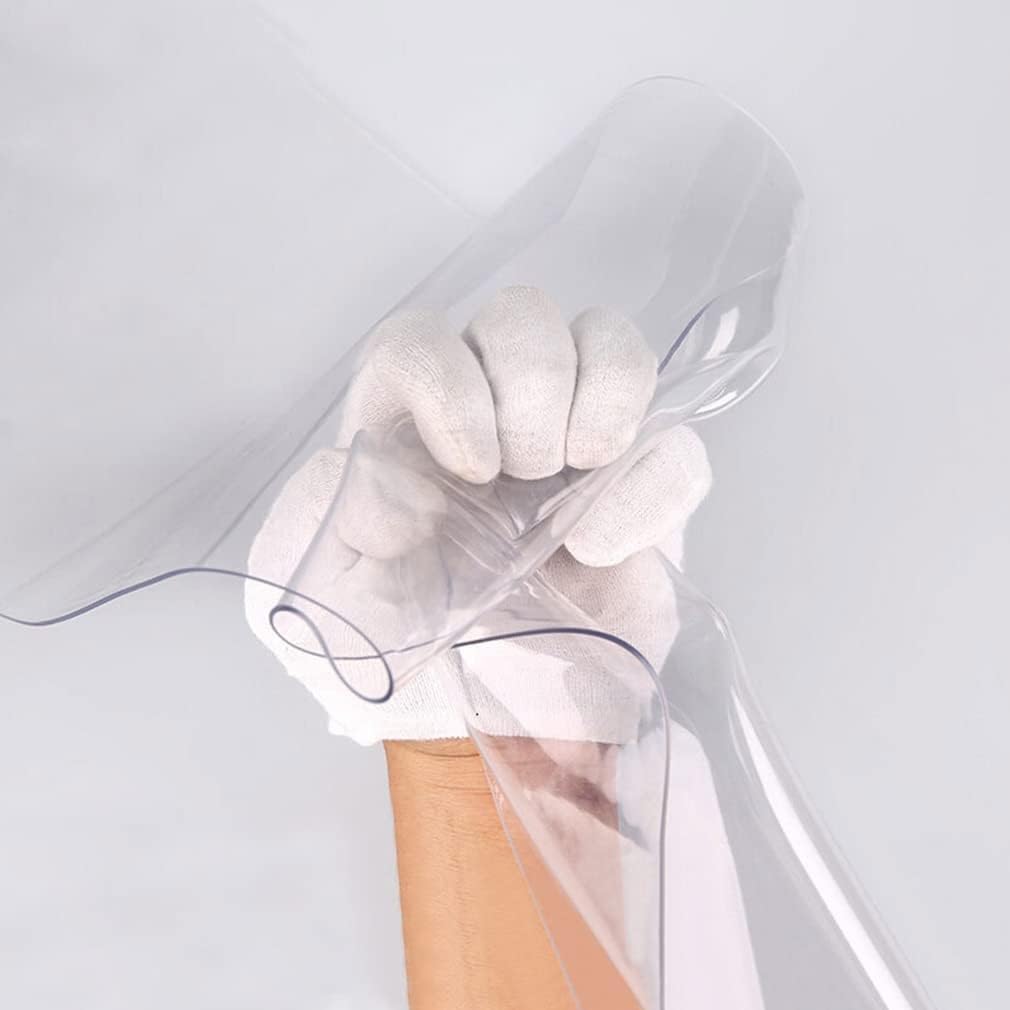 Walk in Cooler Plastic Strip Door Curtain, Transparent PVC Curtain Quarantine Area for Air Conditioner Room, Kitchen Decor Curtain, Easy to Install(165x400cm/64.96x157.48in)