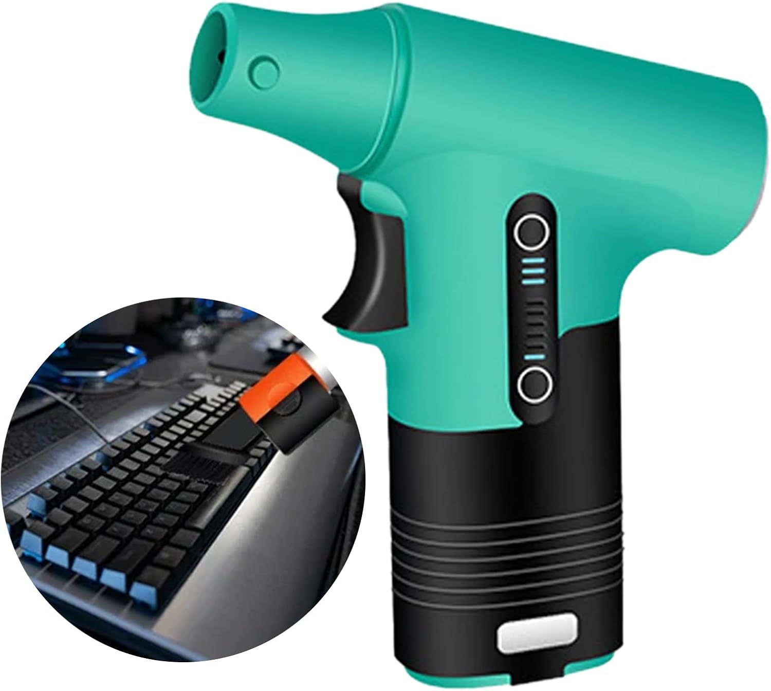 Efficient Dust Cleanings Tool Blowers Electric Fan Plastic Electric Air Duster Plastic for Clean, Mixed Sizes, Yellow