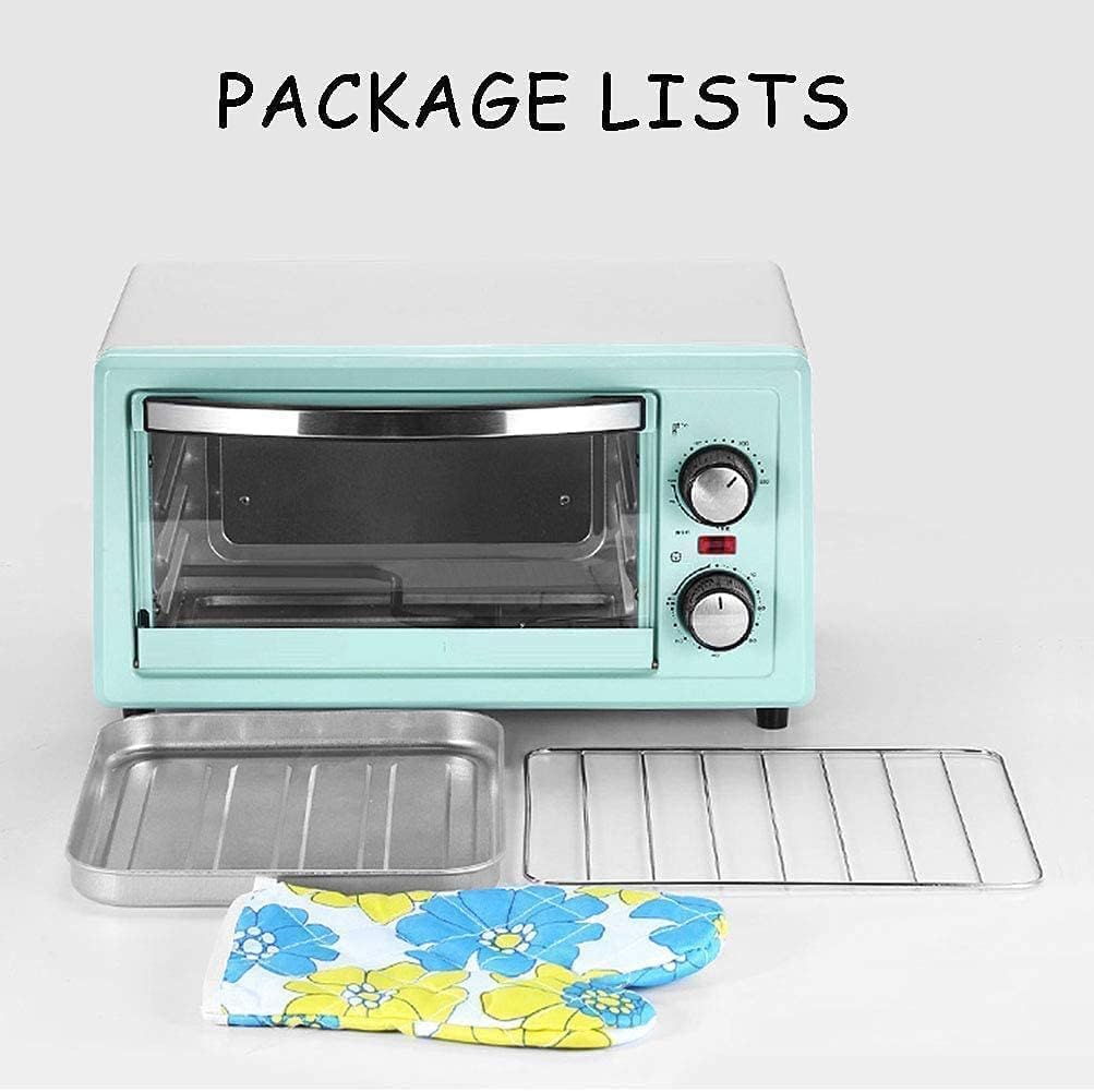 oven mini oven air fryer oven 11L Electric Oven, Stainless Steel Convection Countertop Toaster Oven Multi Function Mini Oven Toaster Oven Air Fryer, (Color : Pink) (Color : Mint Green, Size : Ones