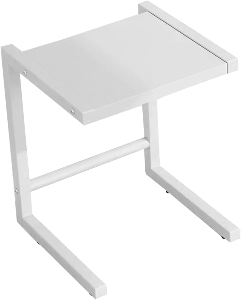 PRETYZOOM Adjustable Carbon Steel Kitchen Microwave Holder Expandable Countertop Organizer for Air Fryers Ovens and Small Appliances Space-Saving Rack for Kitchen Storage