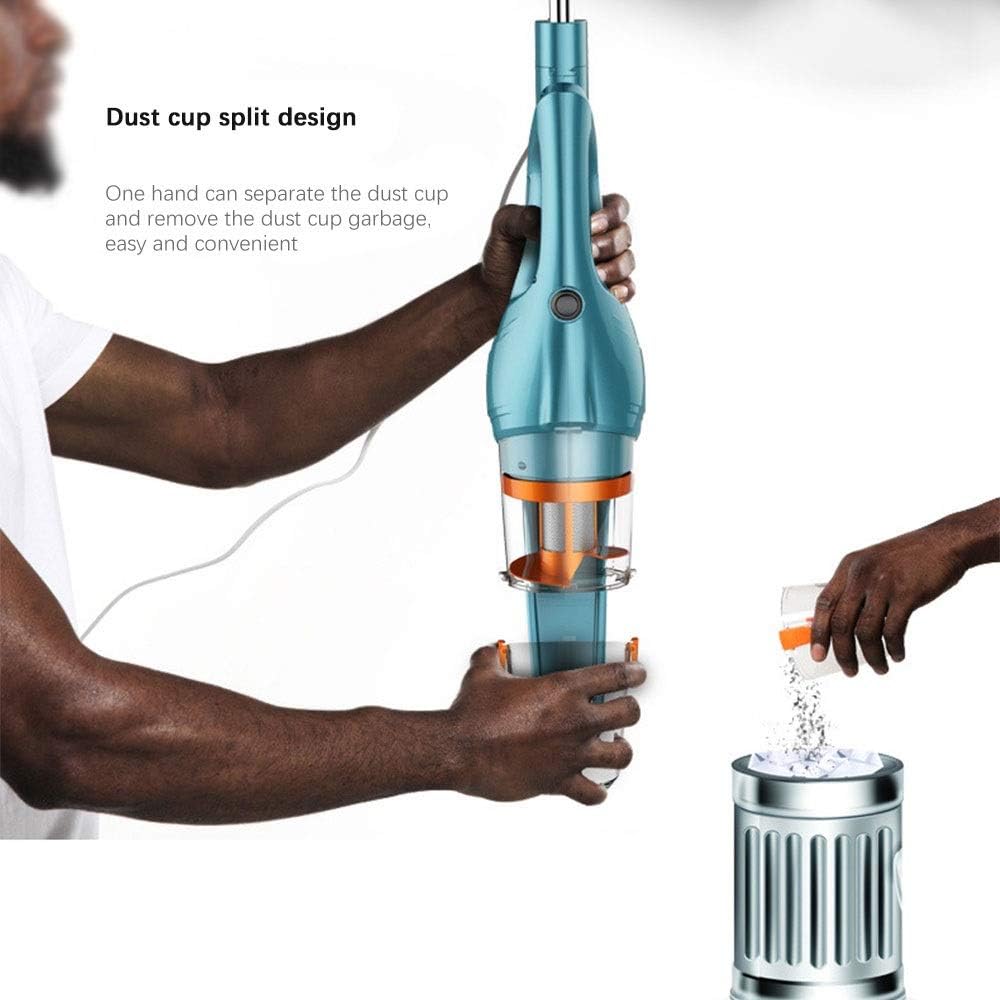 Hard Floor Vacuum Handheld Vertical Vacuum Cleaner Handheld and Putter Dual Purpose 14000Pa Powerful Suction Dust Collector Steel Filter Cleaner Machine Aspirator