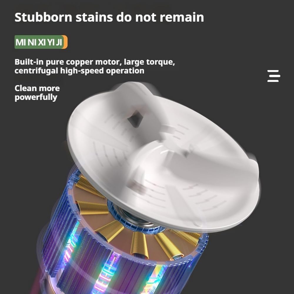 Upgraded 13L Portable Washing Machine, Washer and Dryer for Deep Cleaning of Underwear, Socks Suitable for Apartments, Dormitories, Hotels, RVs, Travel Laundry (Color:Purple)