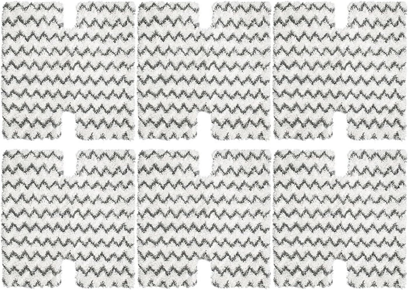 Steam Mop Pads ，Compatible for Shark Lift-Away Pro ，Compatible for Genius Pocket Steam Mop Series S3973 S3973D ， Reusable Mop Pads Replacement(6pcs)