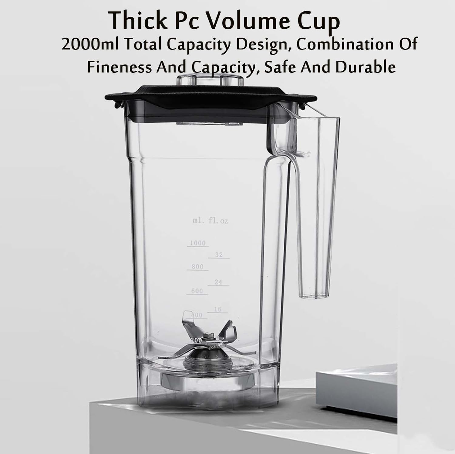 Smoothie Blender Maker, Commercial Blender with Soundproof Shield,17000rpm Blade Ice Crusher, With Smart Control Panel, for Crushing ice,smoothie,puree,Restaurant Bar Coffee Shop