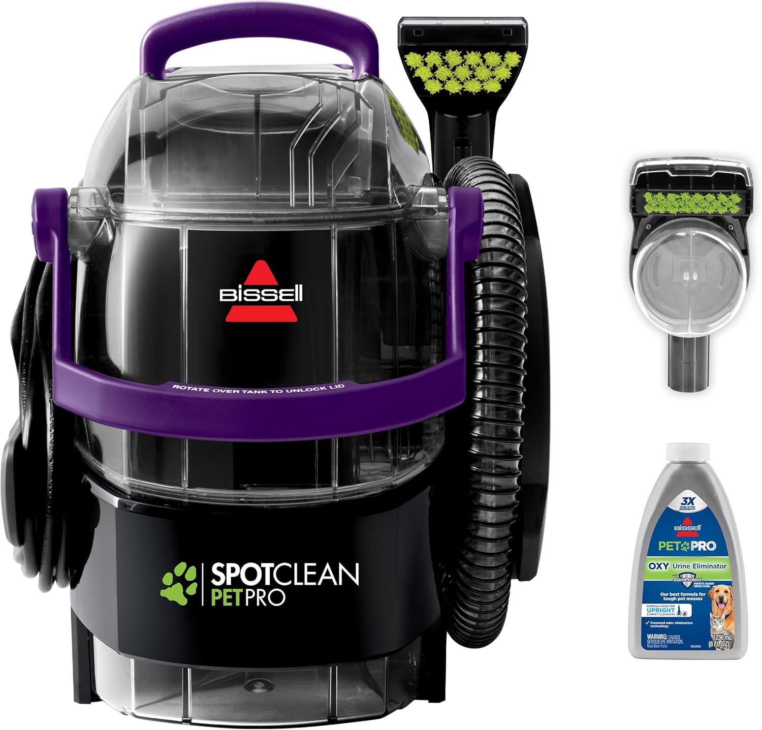 Bissell SpotClean Pet Pro Portable Carpet Cleaner, 2458