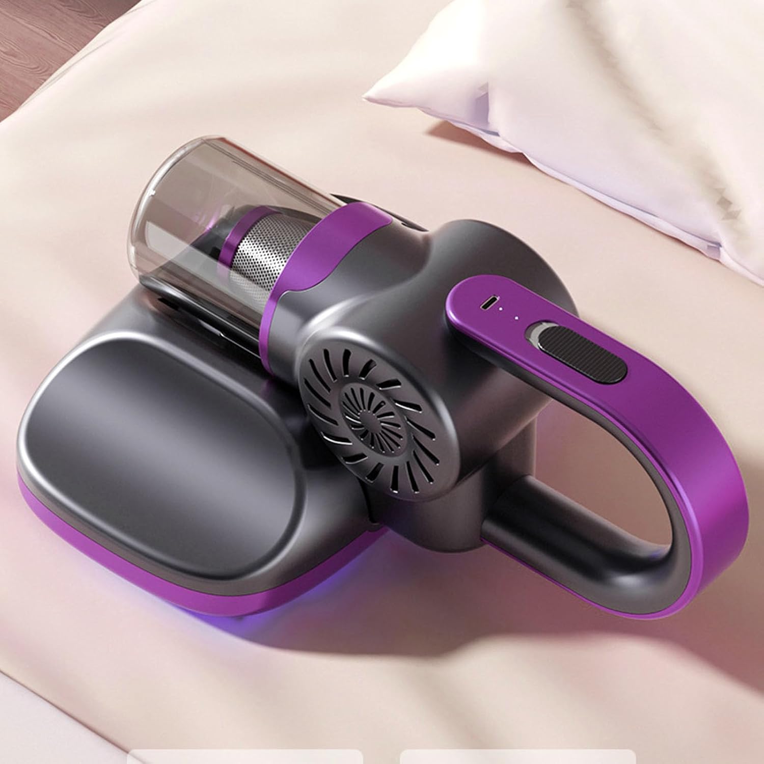 Mattress Vacuum Cleaner 8500pa, Cordless Vacuum Cleaner Bed Vacuum Cleaner Handheld Mattress Cleaner High Suction Remover for Pillows, Sheets, Mattresses