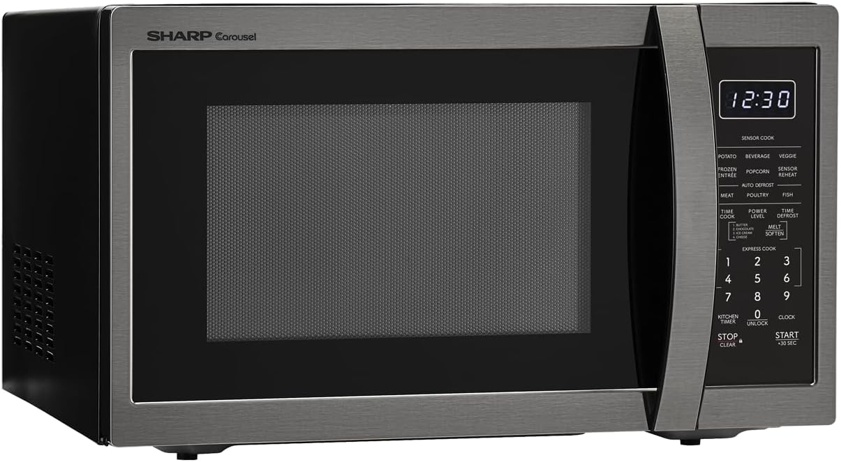 SHARP Countertop Microwave Oven with Removable 12.4